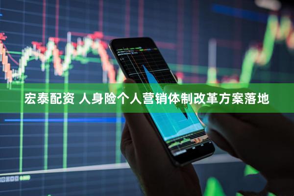 宏泰配资 人身险个人营销体制改革方案落地