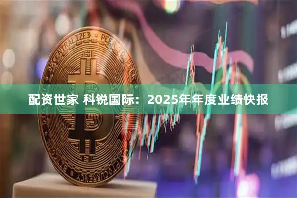 配资世家 科锐国际：2025年年度业绩快报